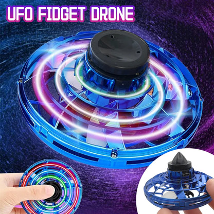 🚀 LED Flying UFO Spinner – The Ultimate Hovering Toy for Kids!