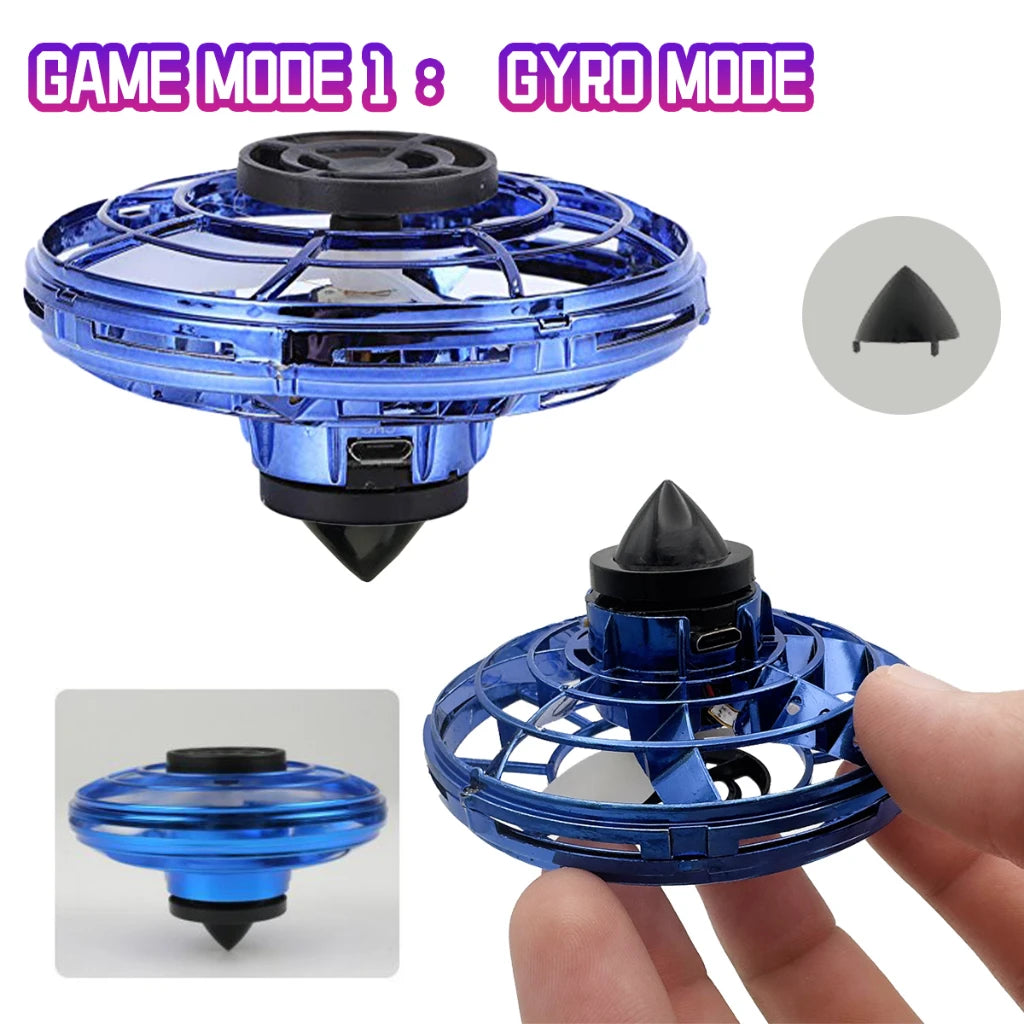🚀 LED Flying UFO Spinner – The Ultimate Hovering Toy for Kids!