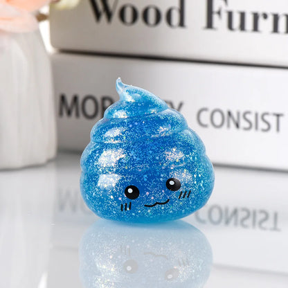 💩✨ Squishy Poo Stress Ball – Funny, Squeezy, Glittery Fun for Kids & Teens!