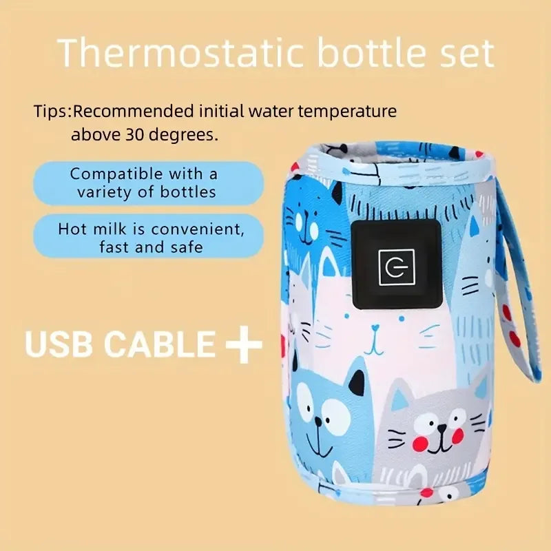 🍼 USB Bottle Warmer – Warm Milk Anytime, Anywhere!