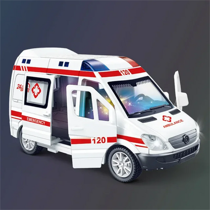Realistic Emergency Vehicles with Lights & Sounds – Perfect for Kids