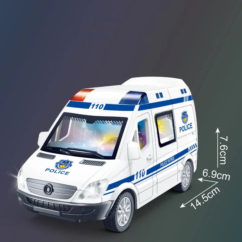 Realistic Emergency Vehicles with Lights & Sounds – Perfect for Kids