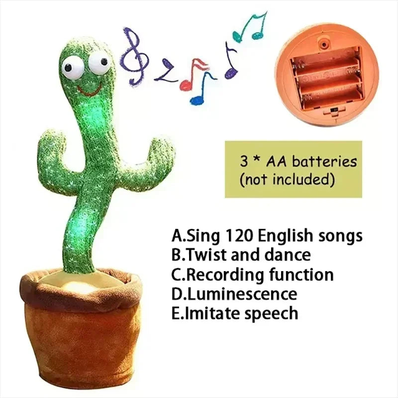 🌵✨ Dancing & Talking Cactus Toy – Music, Movement and Endless Laughter