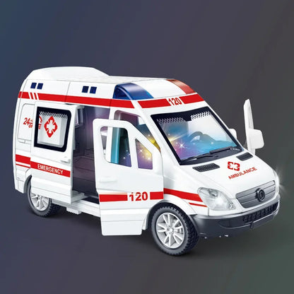 Realistic Emergency Vehicles with Lights & Sounds – Perfect for Kids