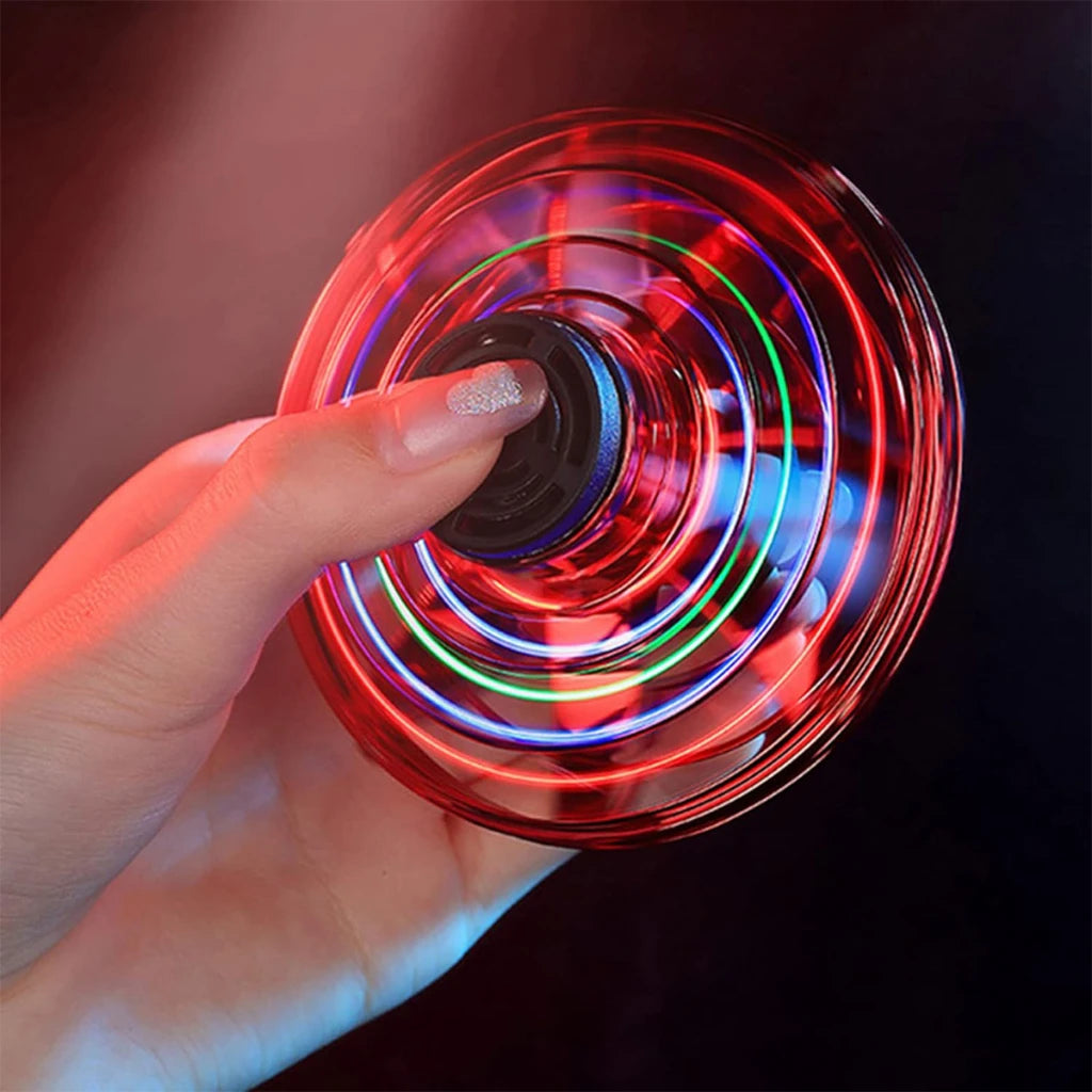 🚀 LED Flying UFO Spinner – The Ultimate Hovering Toy for Kids!