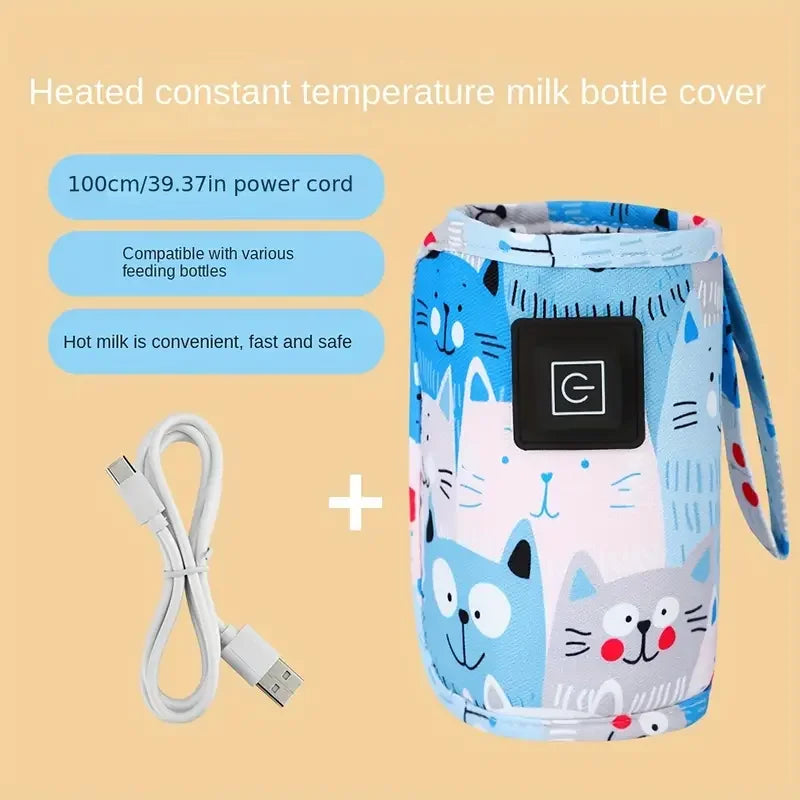 🍼 USB Bottle Warmer – Warm Milk Anytime, Anywhere!